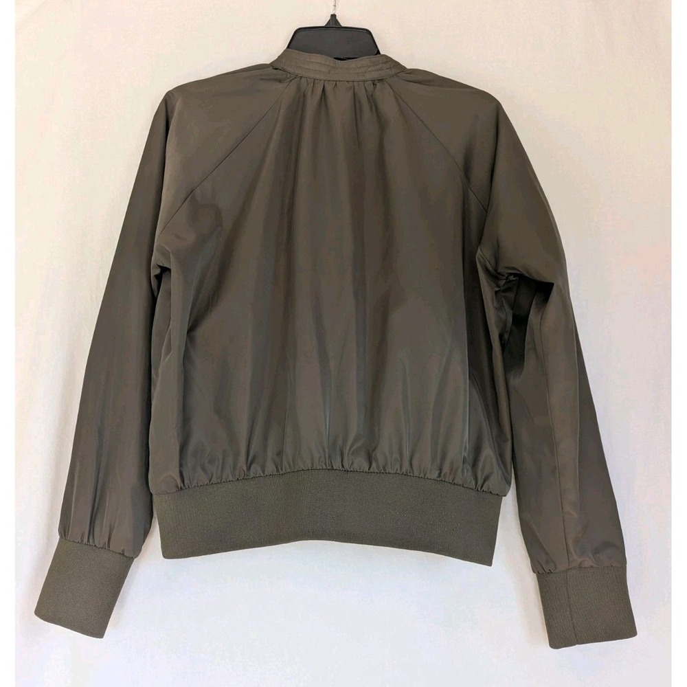 Free People Bomber Jackek Womens Size Small Olive Full Zip Midnight  Pockets - Picture 3 of 8